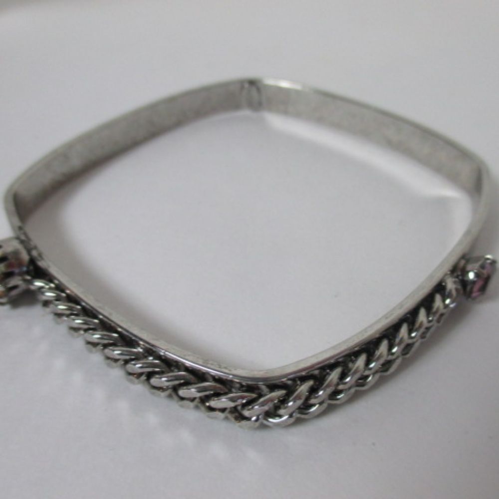 Joomi Lim Antique Silver Rope Crystal Bracelet